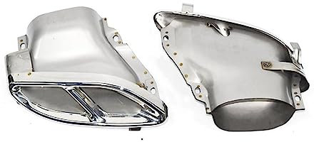 Auto-Auspuff Auto-Auspuffblende, Schalldämpfer, Auspuffrohre, Endrohre, Auto-Endrohr für Mercedes für Benz W205, Klasse C, C180, C200, C250, C300, C450, GLE43, W212(3)