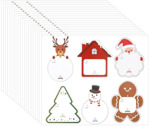 Geschenkaufkleber Weihnachten,Geschenkanhänger Weihnachten,Weihnachtsaufkleber,120Stück Set1,Weihnachtsaufkleber Selbstklebend Für Geschenkverpackung,Weihnachtsdekoration