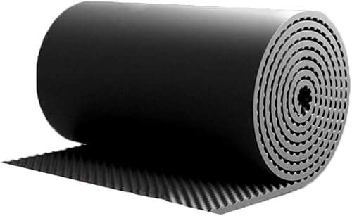10m/Roll Noise Insulation Soundproofing Foam, 5cm Thick Self Adhesive Sound-Absorbing Cotton, Acoustic Boards For Studio Home Cinema Ktv(Schwarz,10m)