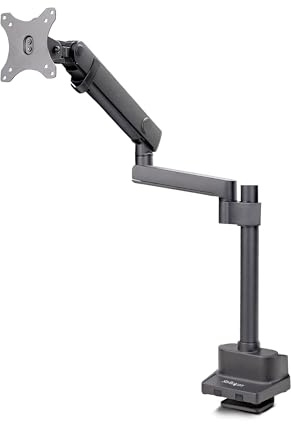 StarTech.COM Bras de Support pour Moniteur à Fixation sur Bureau, Écran Jusqu'à 40 et 8kg, Bras Mécanique à Ressort, Installation par Le Haut