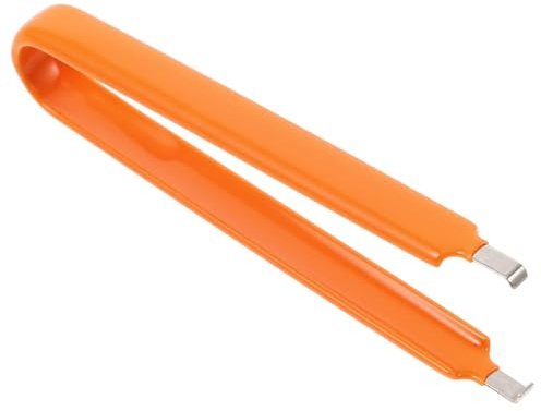 CALLARON Extractor de Fusibles para Automóviles Naranja, Herramienta Multifuncional de Pinzas para Extracción Precisa de Fusibles y Chips, Accesorio Automotor Compacto para Mantenimiento