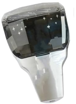 LIANGBAOS Pomos De Palanca De Cambios para Peugeot 307 207 308 407 607 para RCZ 206 408 2008 308 3008 Perillas De Cambio De Marchas con Cristal LED Pomo De Cambio