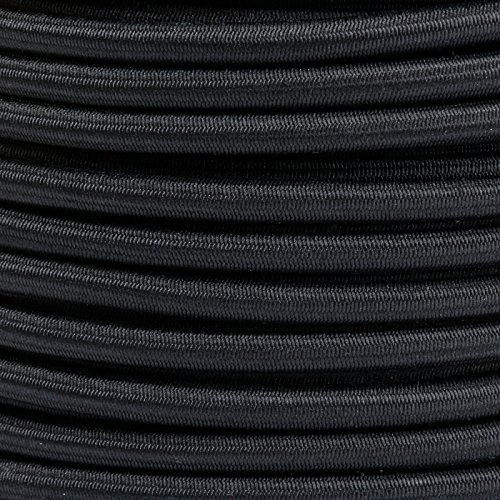 Kahage 5m Gummikordel - Expanderseil - Rundgummi, Gummiseil, extra-stark in 5mm, schwarz