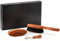 ZilberHaar - Kit para el cuidado de la barba - 1 cepillo para barba + 1 cepillo de bolsillo + 1 accesorio de limpieza - 100% Cerdas de jabalí auténtico - Set de regalo para hombre, Cuidado Facial