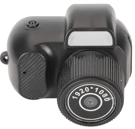 Zunate Mini Videocamera DV, Mini Fotocamera Reflex Digitale retrò HD 1080P, Mini Videoregistratore con Display da 0,96 Pollici Piccola Fotocamera Compatta per Casco da Esterno Bici Moto