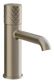 Gessi Habito 70102 - Miscelatore monopulsante con beccuccio, senza scarico, 131 mm, INTRECCIO 70102, colore: effetto Finox