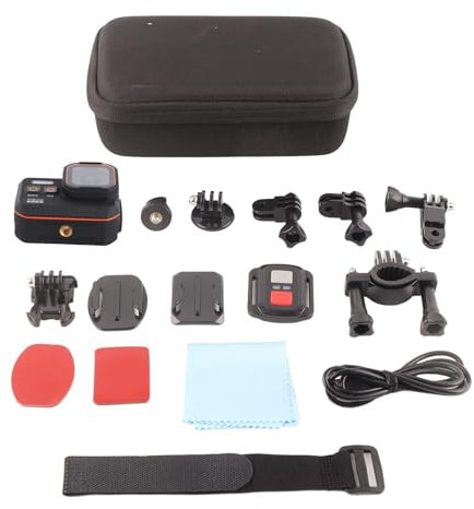 ETAINGYEUN 4K 60fps Action Camera HD Video Anti Shake IP68 Prova a grande capacità a batteria per gli sport esterni