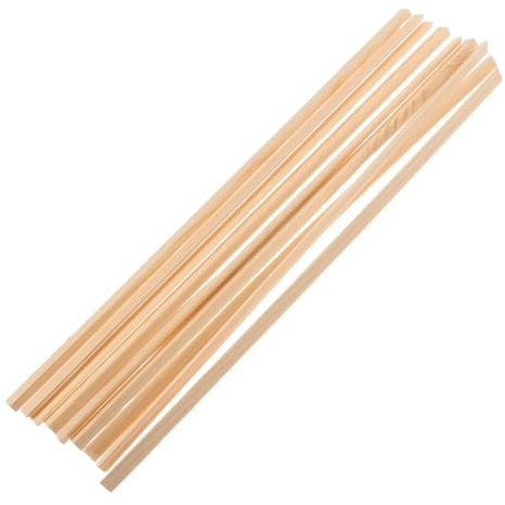 SOPOTUTU Moulures En Bois Pour Fenêtres 6 Mm x 30 Cm Baguettes Décoratives En Bois Pour Moustiquaires Lot De 12 Pièces Bricolage Et Décoration D'intérieur Accessoires Pour Projet Diy