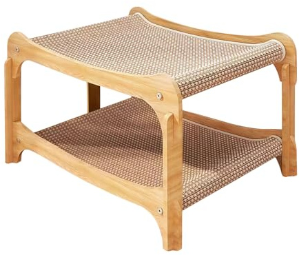 Mppchhn Cama rascadora para Gatos, Almohadillas sólidas de Doble Capa para rascar, Resistente al Desgaste, Almohadilla de Descanso para Ejercicio de pequeños, Grandes y medianos