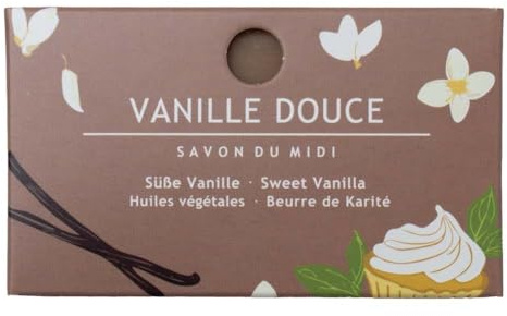 Savon du Midi Soap with Karite Butter, Vanilla Douce Winter Edition, 100 g