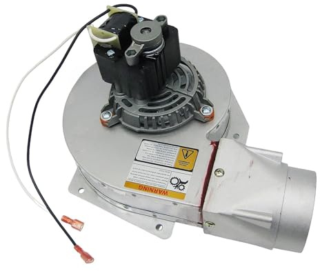 80473 Pellet Stove Exhaust Fan Draft Inducer Blower Motor for US Stove, 115 Volts, 0.69 Amps, 2894 RPM, 12 Fin, 4-5/8 inch Fan Blade, Two Wire Hook Up Combustion Exhaust Blower Motor