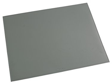 Läufer 40653 Durella Schreibtischunterlage, 52x65 cm, grau, rutschfeste Schreibunterlage für hohen Schreibkomfort, abwischbar