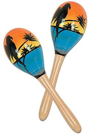 Tropisk rolig fest maracas (2/Pkg)