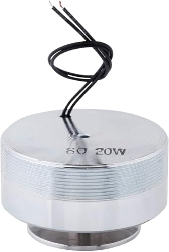 FTVOGUE Resonanz-Lautsprecher Lautsprecher Thunder von Allem Vibrationslautsprecher Vibration Starke Basslautsprecher Alle Frequenz Resonanz 50mm 2Inchl(8Ω 20 w)
