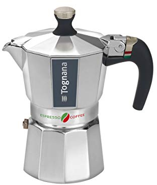 Tognana Italika, Caffettiera Moka 1 tazza, alluminio, Made in Italy