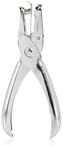 3 mm Locher Einlochstanzer Handstanzer, Locher für Papier und Karten für Geschenkanhänger, 8 Blätter A4 von 80g Papier