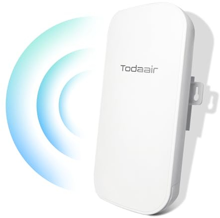 AC1200 Extensor WiFi Exterior Resistente a la Intemperie, Amplificador de Señal, Largo Alcance, Doble Banda hasta 1200