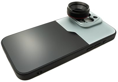 SYSTEM-S Filtre polarisant Circulaire CPL 37 mm avec Coque pour iPhone 15 Pro Max