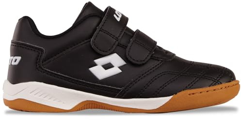 Lotto Scarpe da Ginnastica Unisex per Bambini Pacer K, Nero Bianco, 37 EU