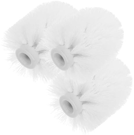 LALADEFIEE Testina di Ricambio per Scopino WC Setole Resistenti per Pulizia Efficiente del Water Ideale per Casa Ufficio Appartamenti Dimensioni Compatte 3.7X3 Pollici