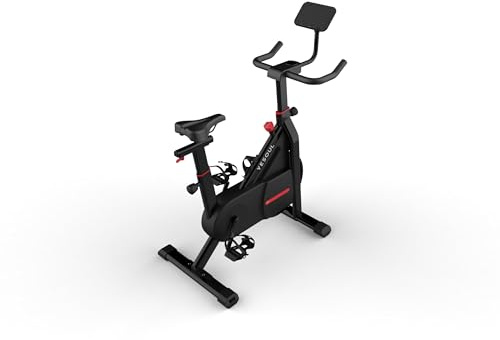 Yesoul C1A heimtrainer für zuhause, intelligente Fahrräde mit Bildschirm, Magnetron Widerstand Einstellung, Indoor-Peloton Fahrrad, leise geräuscharm elektrische heimtrainer Fahrrad für Fitness