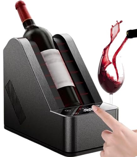 Enfriador De Vino EléCtrico | Enfriador PortáTil De Botellas De Vino De 60w Para 750ml De Vino Y ChampáN | Enfriador De Vino Individual Para Patio | Temperatura Ajustable De 0 A 20 °C