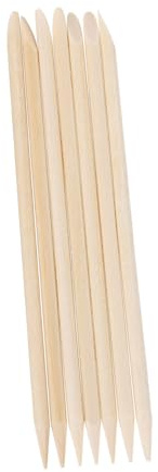 Ipetboom 200stücke Nagelstäbchen Aus Holz Maniküre-zubehör Mit Zwei Spitzen Zum Entfernen Von Nagellack Und Reinigen Der Nägel