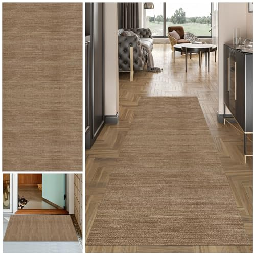 MXOUAJ Lungo Tappeto da Cucina Tappetino Passatoia 80 x 100 cm Tappeto Passatoia per Corridoio Largo Tappeti Runner Antiscivolo e Lavabile Tappeto Ingresso per Corridoio Entrata