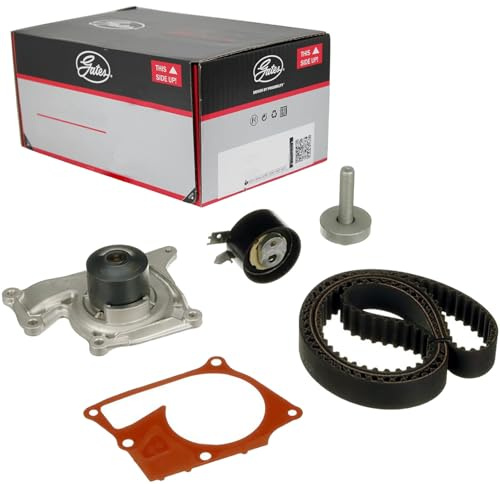 GATES KP15712XS Wasserpumpe + Zahnriemensatz Zähnezahl: 119 32 mm mit Wasserpumpe Kompatibel mit NISSAN Qashqai II J11, J11, MERCEDES-BENZ A-Klasse W177 CLA Coupe C118 CLA Shooting Brake X118, DACIA