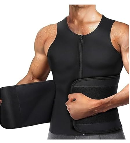 ASIYAN Bauchgurt for Herren Fitnessgürtel Schwitzgürtel Fitnessgürtel Abnehmen Bauchgurt Neopren Saunagürtel(XL)
