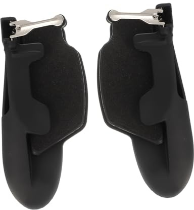 DOITOOL Gamepad Multifunción para Tabletas y Móviles, Gatillo de Juego Ajustable, Activador de Disparo, Mando Metálico Botones para Juegos de Cuatro Dedos, Compatible con Tablets, Color