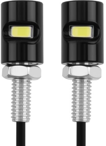 Ucfalfo Number Plate Light 12v, White Light Motorcycle Number Plate Light 80cm, Sealed to Prevent Dust, Collision and Splash, Easy to Install,For Motorcycle, Bike, Truck, And All-Terrain Vehicle