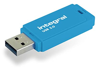 Integral 64GB Neon Blue USB 3.2 Gen 1 Flash Drive