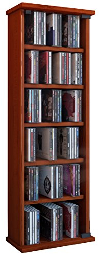 VCM Regal DVD CD Rack Medienregal Medienschrank Aufbewahrung Holzregal Standregal Möbel Bluray Möbel Farbwahl Vetro