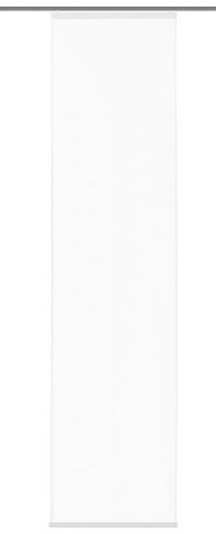 Home fashion 86110-701 weiß Schiebevorhang Rom Uni / 245 x 60 cm Voile