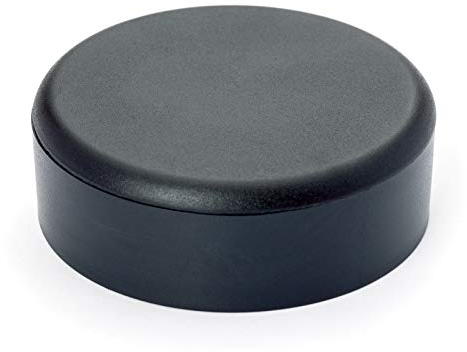 ORION LIGHTSTYLE Caja de distribución de PVC para techo, roseta, caja de derivación cubierta, color negro, 1 unidad