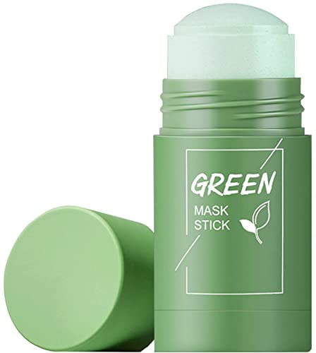 Soskakiist Green Tea Cleansing Mask Stick for Face,Blackhead Removar Clay Mask,Deep Clean Pore for Men and Women,Red