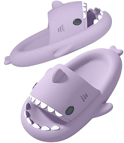 SAGUARO Claquettes Requin Adultes Chaussons EVA Violet Tailles 40/41