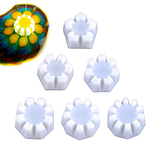 Paint Pouring Accessories, Fluid Art Pouring Medium, Split Cups For Paint Pouring, Flower Pour Funnel Cup, Acrylic Paint Pouring Split Cup, Pouring Paint Tools For Creating Patterns Art Supplies