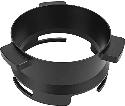 Kaffee Dosierring 54mm Dosiertrichter Espresso Kaffee Accessrioes Aluminium für Sage Delonghi Breville Siebträger Schwarz