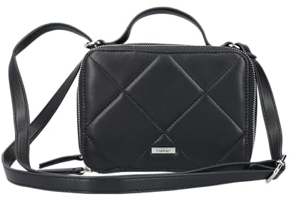 Rieker Damen Umhängetasche H1513-00 schwarz