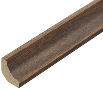 eXtreme Laminate Scotia Beading - 1.2m x 10 Lengths Floor Edging Strip - Durable, Long-Lasting, and Versatile Floor Beading, Dark Walnut