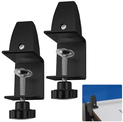 SPEACOUR 2 Stück Trennwand Schreibtisch Halterung Verstellbare BüroTrennwand Clip Schreibtisch Trennwand Schreibtischtrennwand Clip Schreibtisch-Trennwandklemme für Büro, Bibliothek, Klassenzimmer
