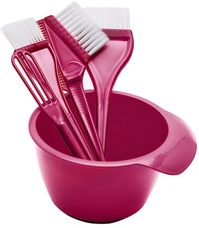 Beatifufu Teiliges Haarfärbeset Aus Robustem Und Inklusive Farbschale Rührer Kamm Und Pinsel Geeignet Für Haartypen Für Profi Heimgebrauch Praktisches Diy-tool Für Präzises Färben