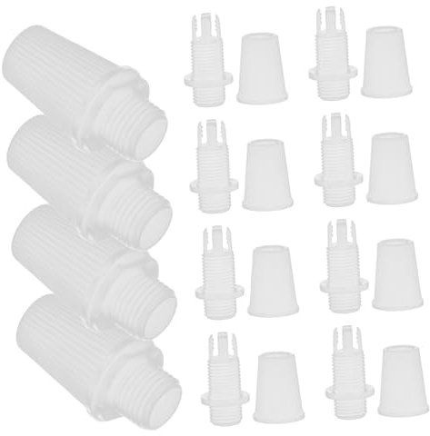 ANDRESLAD 50pezzi Morsetti Cavi in Plastica Per Lampadari Sospensione Guaine Cavi Elettrici Con Protezione Antitraction Per Fili Facili Da Installare e Resistenti