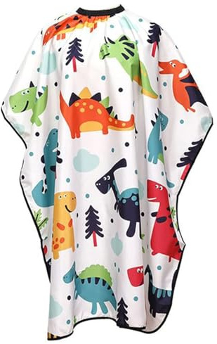 Zeayebsr friseurumhang kinder，kinder haarschnitt cape，140 x 102 cm Friseurumhang für Kinder, Haarschneideumhang Kind Haarschnitt Cape, Professioneller Friseurumhang mit Verstellbaren Schnappverschluss