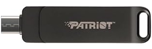 Patriot Rage R550 256GB USB 3.2 Gen 1 Type-A+C Flash Drive - Flashdrive - Pen Drive - PE256GR550DSAD