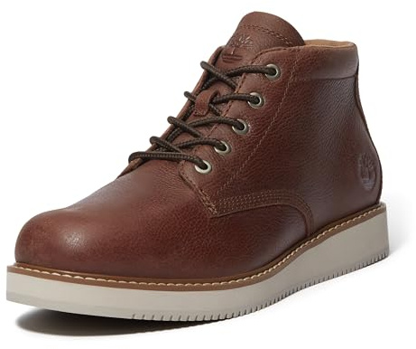 Timberland Men's Redwood Edge Chukka Leather Boots, Dark Brown, 10 UK