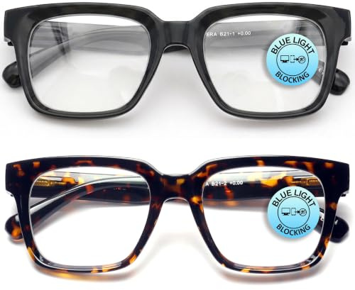 OPULIZE ERA - Lunette anti lumiere bleue femme & homme - Lunettes Ecran/Gaming - Cadre Surdimensionné