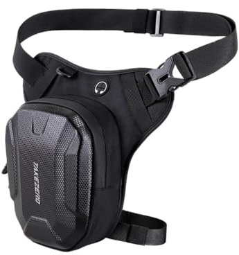 Bolso de Pierna Impermeable para Motocicleta, riñonera de Pierna, Bolsa de Cintura Multifuncional de EVA